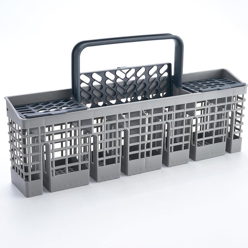 Sunniswi DD82-01387A Dishwasher Cutlery Basket (9.5"H x 18"W x 3.4"D) Rack Replacement -fit for Samsung Dishwasher Replacement Parts - Image 1